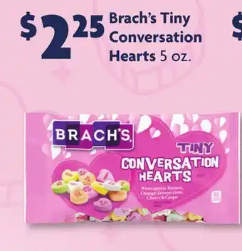 Family Dollar Brach's Tiny Conversation Hearts offer