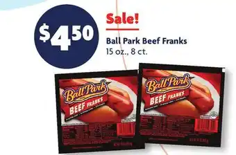 Family Dollar Ball Park Beef Franks offer