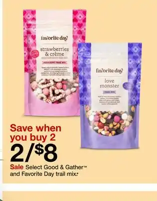 Target Select Good & Gather and Favorite Day trail mix offer