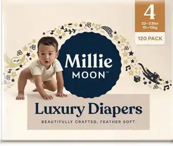 Target Millie Moon 120-ct. luxury diapers offer
