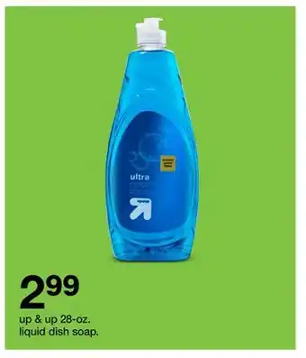 Target up & up 28 - oz. liquid dish soap offer