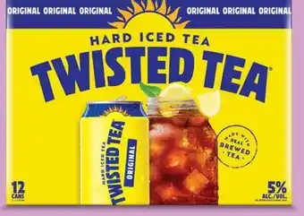 Target Twisted Tea 12-pk. hard drinks offer