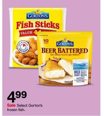 Target Select Gorton's frozen fish offer