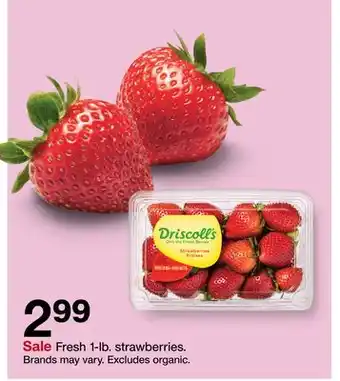 Target Fresh 1-lb. strawberries offer