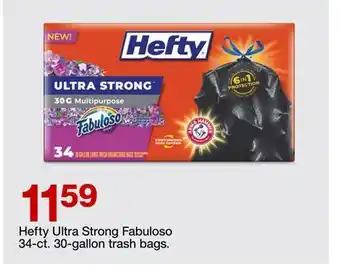Target Hefty Ultra Strong Fabuloso 34-- gallon trash bags offer