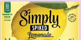 Target Simply Spiked 12-pk. hard drinks offer
