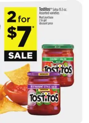 Dollar General Tostitos Salsa offer