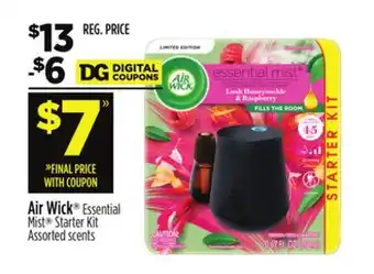 Dollar General Air Wick Essential Mist Starter Kit offer