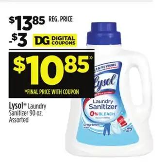 Dollar General Lysol Laundry Sanitizer offer