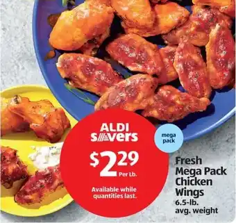 Aldi Fresh Mega Pack Chicken Wings offer