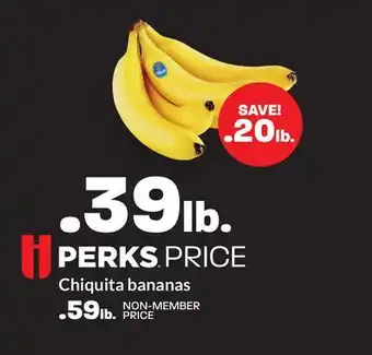 Hy-Vee Chiquita bananas offer