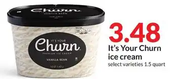Hy-Vee It's Your Churn ice cream offer