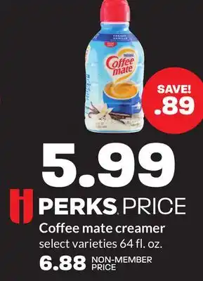 Hy-Vee Coffee mate creamer offer