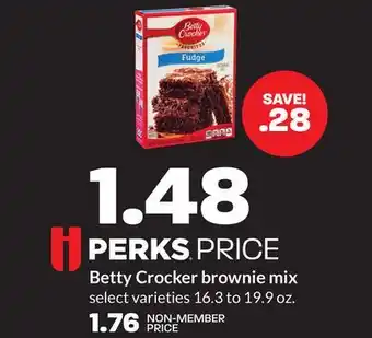 Hy-Vee Betty Crocker brownie mix offer