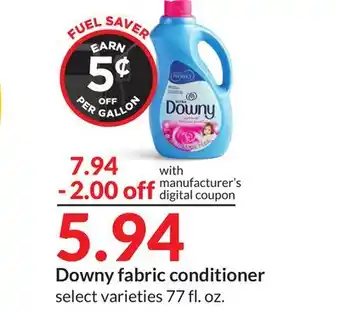 Hy-Vee Downy fabric conditioner offer
