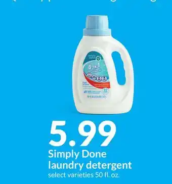 Hy-Vee Simply Done laundry detergent offer