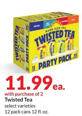 Hy-Vee Twisted Tea offer