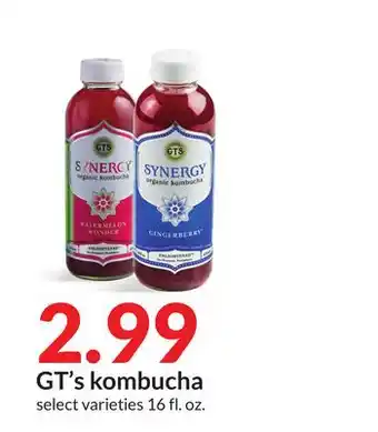 Hy-Vee GT's kombucha offer