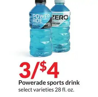 Hy-Vee Powerade sports drink offer