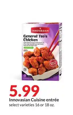 Hy-Vee Innovasian Cuisine entrée offer