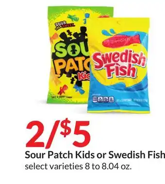 Hy-Vee Sour Patch Kids or Swedish Fish offer