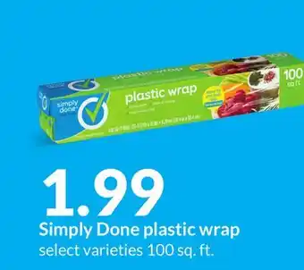 Hy-Vee Simply Done plastic wrap offer