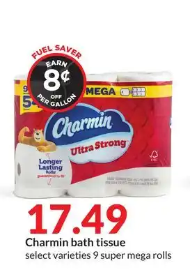 Hy-Vee Charmin bath tissue offer