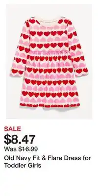 Old Navy Old Navy Fit & Flare Dress for Toddler Girls offer