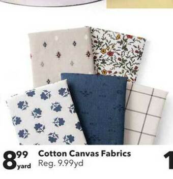 JOANN Cotton Canvas Fabrics offer