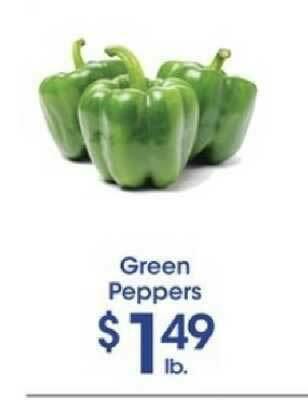 Price Rite Green Peppers offer