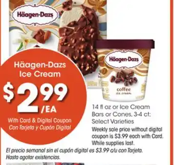 Ralphs Häagen-Dazs Ice Cream offer
