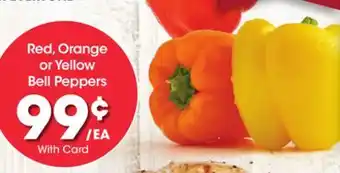 Ralphs Red, Orange or Yellow Bell Peppers offer