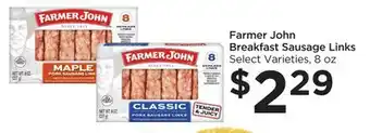Food 4 Less Farmer John Breakfast Sausage Links offer