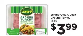 Food 4 Less Jennie-O 93% Lean Ground Turkey offer