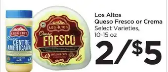 Food 4 Less Los Altos Queso Fresco or Crema offer