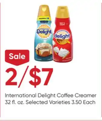 Stater Bros International Delight Coffee Creamer offer