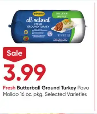 Stater Bros Fresh Butterball Ground Turkey offer