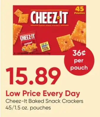 Stater Bros Cheez-It Baked Snack Crackers offer