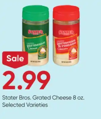 Stater Bros Stater Bros. Grated Cheese offer