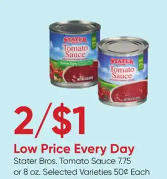 Stater Bros Stater Bros. Tomato Sauce offer