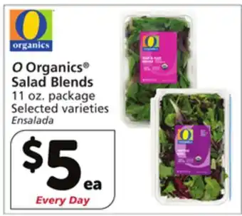 Albertsons O Organics Salad Blends offer
