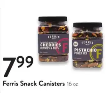 Fresh Thyme Ferris Snack Canisters offer