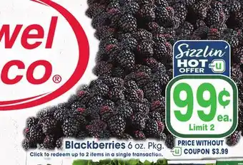 Jewel-Osco Blackberries offer