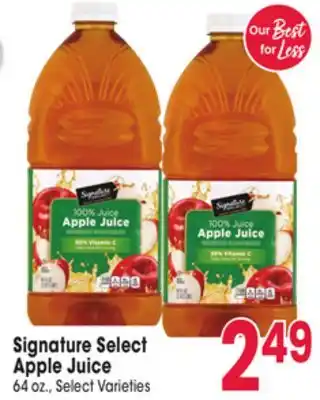 Jewel-Osco Signature Select Apple Juice offer