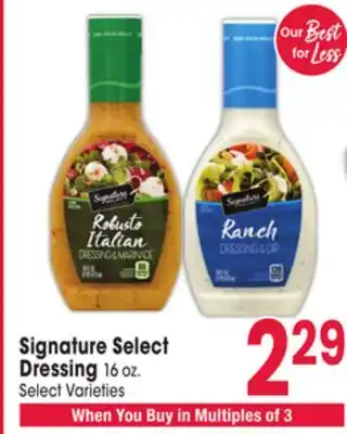 Jewel-Osco Signature Select Dressing offer