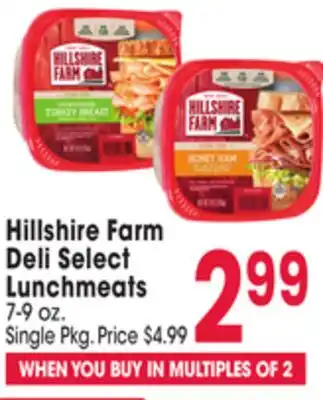 Jewel-Osco Hillshire Farm Deli Select Deli Select Lunchmeats offer