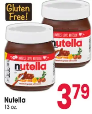 Jewel-Osco Nutella offer
