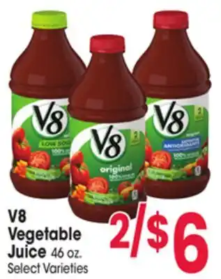 Jewel-Osco V8 Vegetable Juice offer