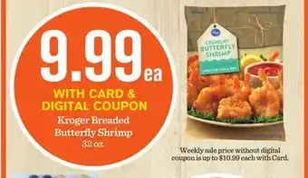 Mariano's Kroger Breaded Butterfly Shrimp offer
