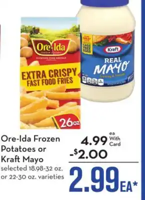 Mariano's Ore-Ida Frozen Potatoes or Kraft Mayo offer